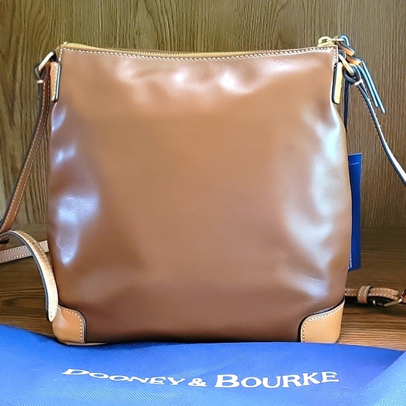 Dooney & Bourke Smooth Leather crossbody in Natural - Picture 2 of 16
